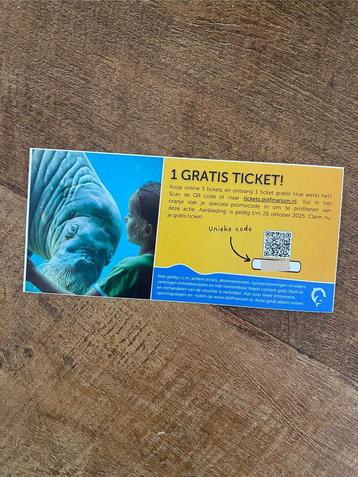 Dolfinarium - 1 gratis ticket beschikbaar voor biedingen