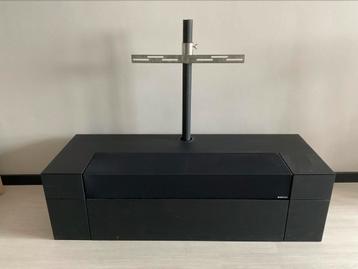 Zwarte tv kast