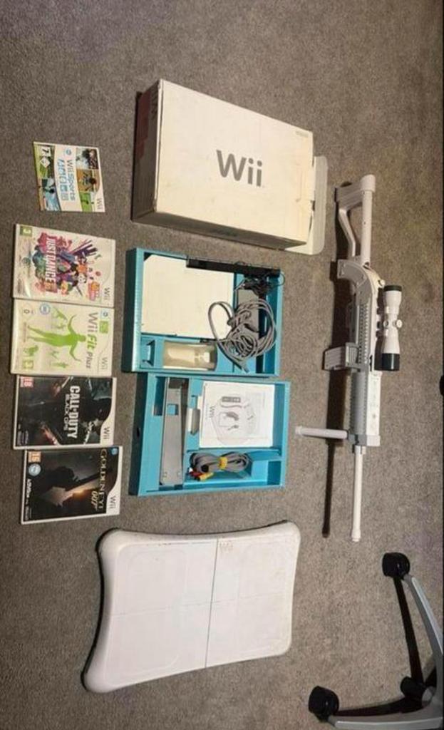 Nintendo Wii Compleet Pakket met Games en Accessoires, Spelcomputers en Games, Spelcomputers | Nintendo Wii, Gebruikt, Met 1 controller
