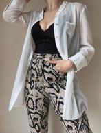 Witte seetrough Marithé + Francois Girbaud blouse, S/M. Boho, Le Jean de Marithé, Verzenden, Wit, Maat 36 (S)