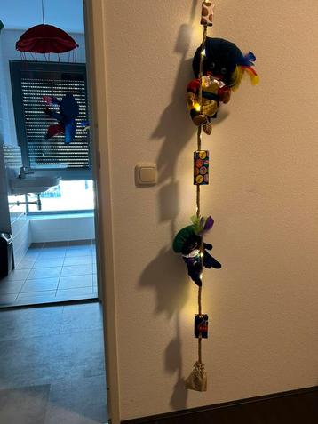 Zwarte Pietjes in touw MET verlichting‼️ beschikbaar voor biedingen
