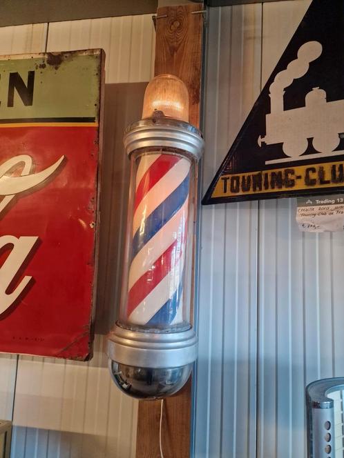 barber light  kapper lamp, Verzamelen, Merken en Reclamevoorwerpen, Gebruikt, Lichtbak of (neon) lamp, Ophalen