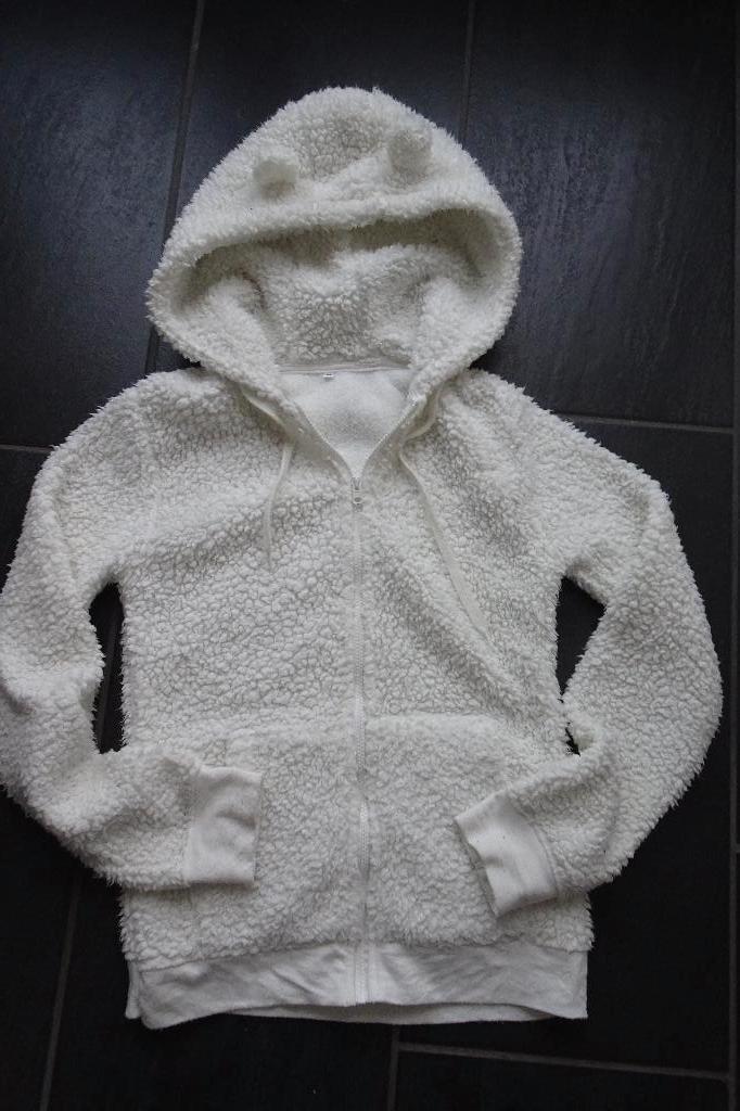 warm teddy vest maat S, Kleding | Dames, Truien en Vesten, Zo goed als nieuw, Maat 36 (S), Wit, Ophalen