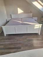 Bed tweepersoons wit 180x200 en nachtkastjes, Huis en Inrichting, Ophalen, Gebruikt, Wit, Tweepersoons