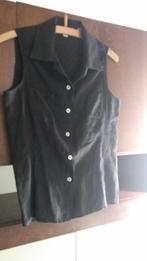 Zwart linnen blouse van Zara.   Maat m., Maat 38/40 (M), Verzenden, Zo goed als nieuw, Zara