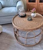 Rotan salontafel, Ophalen, 50 tot 100 cm, Rond, 50 tot 100 cm