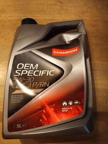 OEM specific 5w-30 motor olie 5L (4L nog over) beschikbaar voor biedingen