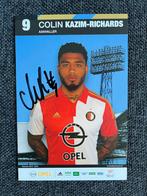 Feyenoord spelerskaart Kazim-Richards met handtekening, Ophalen of Verzenden, Zo goed als nieuw