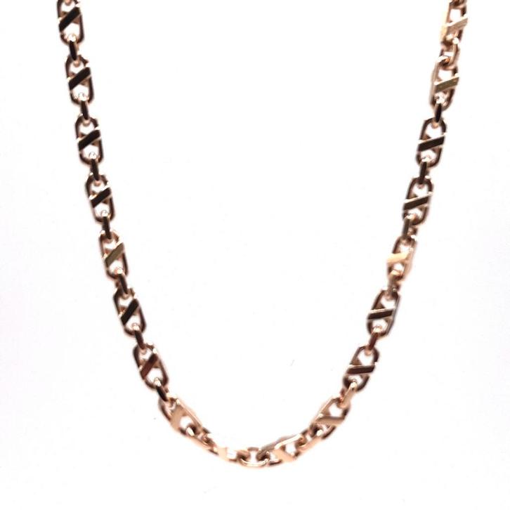 Gouden heren ketting 14kt, Sieraden, Tassen en Uiterlijk, Kettingen, Nieuw, Goud, Goud, Ophalen of Verzenden