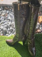 Prachtige nieuwe laklaarzen Roberto Botticelli, Kleding | Dames, Schoenen, Hoge laarzen, Bruin, Nieuw, Ophalen of Verzenden