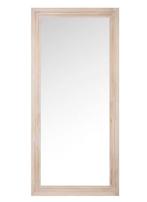 Spiegel MORITZ in paulowniahout 80x170, Ophalen, Zo goed als nieuw, 75 tot 100 cm, 150 tot 200 cm
