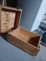 2 houten kistjes, Ophalen of Verzenden, Zo goed als nieuw, Minder dan 50 cm, Minder dan 50 cm