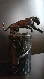 Brons beeld Panther Hunting  -  José-maria David (1944-2015), Antiek en Kunst, Antiek | Koper en Brons, Ophalen of Verzenden, Brons