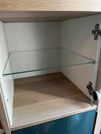 IKEA Kallax inzet met vitrinedeur 2x, Ophalen, Minder dan 50 cm, IKEA, Minder dan 100 cm