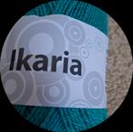 Ikaria Katoen Garen - Turquoise, Hobby en Vrije tijd, Breien en Haken, Ophalen of Verzenden, Nieuw, Breien of Haken, Wol of Garen