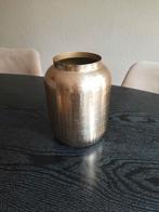 Goudkleurige vaas, Ophalen of Verzenden, Overige kleuren, Glas, Minder dan 50 cm