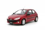 PEUGEOT 206 S16 ROOD 1999 SCHAAL 1/18 OTTO MOBILE OT1039, Verzenden, Nieuw, Auto, OttOMobile