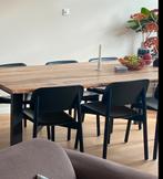 6 stoelen Hay soft edge zwart eiken, Huis en Inrichting, Ophalen, Zo goed als nieuw, Zwart