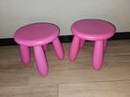 Ikea Mammut Krukjes - Roze, Kinderen en Baby's, Kinderkamer | Tafels en Stoelen, Ophalen of Verzenden, Gebruikt, Stoel(en)