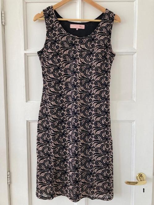 Jurk La Ligna maat L, Kleding | Dames, Jurken, Zo goed als nieuw, Maat 42/44 (L), Zwart, Ophalen of Verzenden