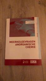 Meerkeuzevragen anorganische chemie, Boeken, Ophalen of Verzenden