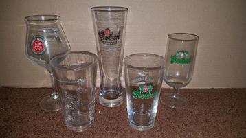 Grolsch glazen - diverse soorten beschikbaar voor biedingen