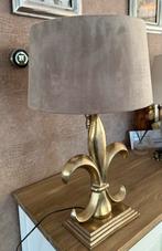 Franse Lelie voet met lampenkap, Huis en Inrichting, Ophalen of Verzenden, Zo goed als nieuw, Rond, 25 tot 50 cm