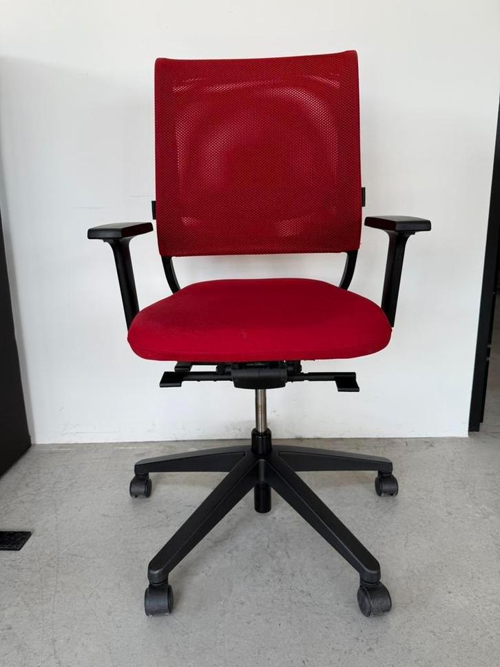 Sedus bureaustoelen bureaustoel rode stoffering, Huis en Inrichting, Bureaustoelen, Gebruikt, Bureaustoel, Rood, Ophalen of Verzenden