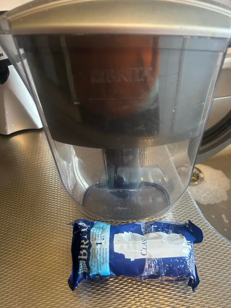 Brita Waterkan met Filter, Ophalen of Verzenden, Gebruikt, Waterkoeler