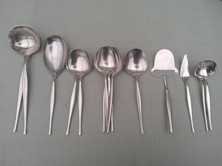 Gero Zilduro 730 Romanti - Slacouvert - Theelepeltjes  etc., Antiek en Kunst, Antiek | Bestek, Ophalen of Verzenden