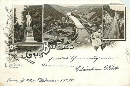 (701-264-009) Bad Ems Litho, Verzamelen, Ansichtkaarten | Buitenland, Duitsland, Verzenden