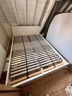 Malm bedframe 140x200cm, Huis en Inrichting, Slaapkamer | Bedden, Ophalen, Gebruikt, Wit, Tweepersoons
