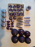 Paarse kerstballen assortiment meer dan 50 stuks, Ophalen, Zo goed als nieuw