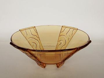 Schaal Walther & Söhne Holland Persglas Art Deco beschikbaar voor biedingen