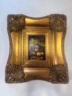 Klassiek Stilleven Schilderij met Gouden Lijstje Fruit, Antiek en Kunst, Ophalen of Verzenden