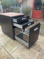 Ladenmeubel op wielen, Huis en Inrichting, Kasten | Computermeubels, Kunststof, Gebruikt, Ophalen of Verzenden, Minder dan 70 cm