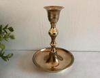 Vintage Messing Kandelaar 12 cm hoog, Antiek en Kunst, Antiek | Kandelaars, Ophalen of Verzenden, Koper of Brons