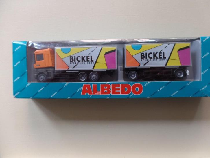 Renault vrachtwagen aanhanger Bickel AWM, Hobby en Vrije tijd, Modelauto's | 1:87, Nieuw, Bus of Vrachtwagen, AWM, Verzenden