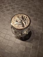 Oud glazen potje van Avon, Verzamelen, Ophalen of Verzenden, Gebruikt, Parfumfles