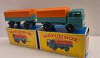 Matchbox Mercedes vrachtwagen/aanhanger set #1e  #2d 1968, Ophalen of Verzenden, Zo goed als nieuw, Bus of Vrachtwagen