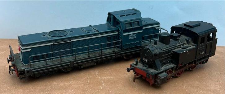 Trein Locomotieven  ( 1x Jouef ), Hobby en Vrije tijd, Modeltreinen | H0, Gebruikt, Locomotief, Gelijkstroom, Overige merken, Analoog