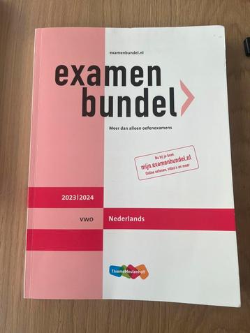 Examenbundel Nederlands VWO 23/24 beschikbaar voor biedingen