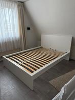 Ikea malm bed 140x200, Huis en Inrichting, Ophalen, Wit, Tweepersoons, 140 cm