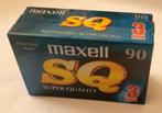 Maxell SQ 90 Audio cassettes 3-pack - Nieuw, Cd's en Dvd's, Cassettebandjes, Ophalen of Verzenden, Nieuw in verpakking, Onbespeeld