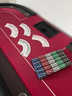 Pokertafel met kaarten en fiches, Vijf spelers of meer, Ophalen of Verzenden, Gebruikt