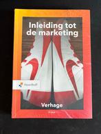 Inleiding tot de marketing - Verhage, Ophalen of Verzenden, Nieuw, Economie en Marketing