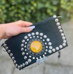 Ibiza Style Schoudertasje, Sieraden, Tassen en Uiterlijk, Ophalen of Verzenden, Zo goed als nieuw, Zwart, Schoudertasje