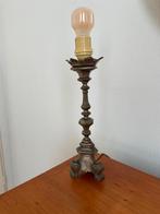 Vintage zilveren Lampenvoet - 37,5cm, Ophalen of Verzenden, Gebruikt, Vintage