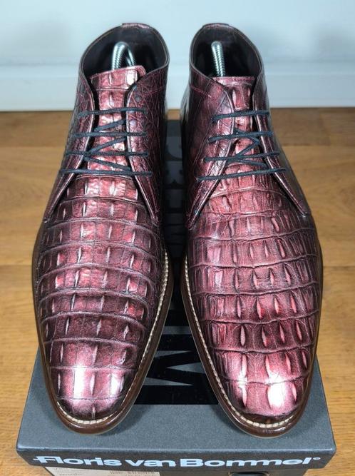 Floris van Bommel halfhoge herenschoenen maat 7,5 / 41,5, Kleding | Heren, Schoenen, Zo goed als nieuw, Veterschoenen, Overige kleuren