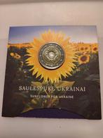 Letland 2 euro 2023 BU SUNFLOWER FOR UKRAINE COINCARD, Ophalen of Verzenden, Overige landen, 2 euro, Setje